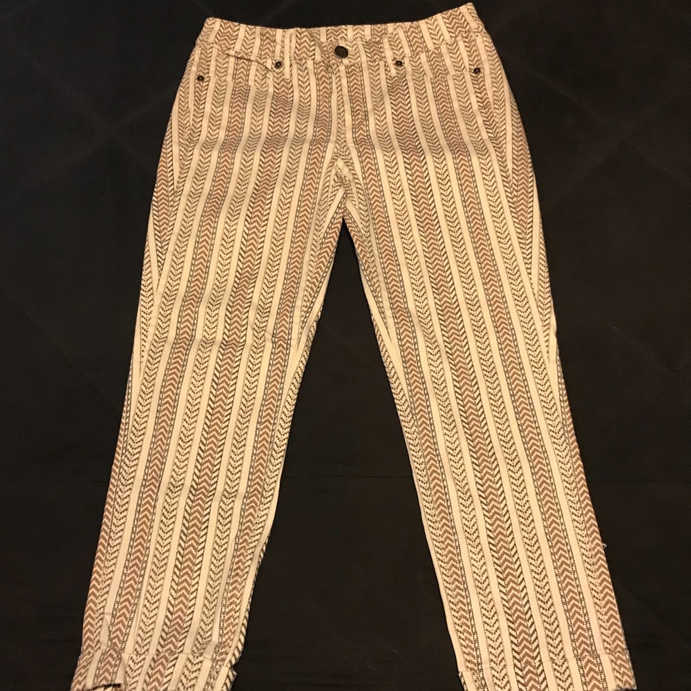 Loft denim crops